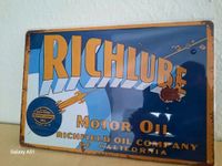 Richlube Motor oil blechschild 30x20 cm neu ovp Nordrhein-Westfalen - Straelen Vorschau