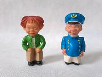 DDR Gummifiguren Kapitän Brass und Moritz Sachsen - Mühlau Vorschau