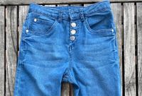 Coole Jeans (7/8) mit Fransen von TCM (Tchibo), Größe: 146/152 Bayern - Allersberg Vorschau
