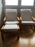 Ikea Stuhl 2 mit Hocker zu verschenken Baden-Württemberg - Ulm Vorschau