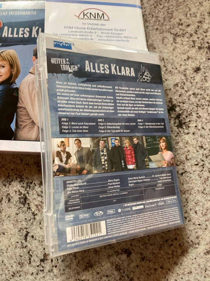 Alles Klara Staffel 1 komplett Krimi DVD in Ingolstadt