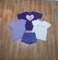 Set Paket Tshirt Shirt kurze Hose Shorts Einhorn Pailletten 128 Pankow - Französisch Buchholz Vorschau