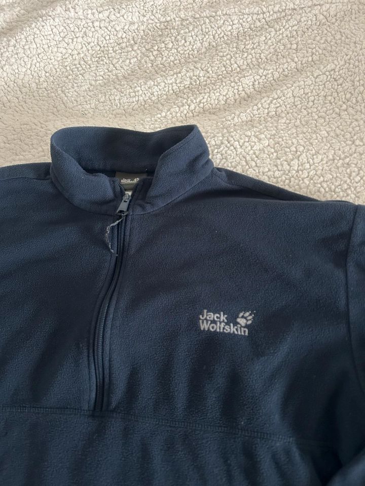 Jack Wolfskin Fleece Jacke Größe XXL blau 2XL Fleecejacke Weste in Augsburg