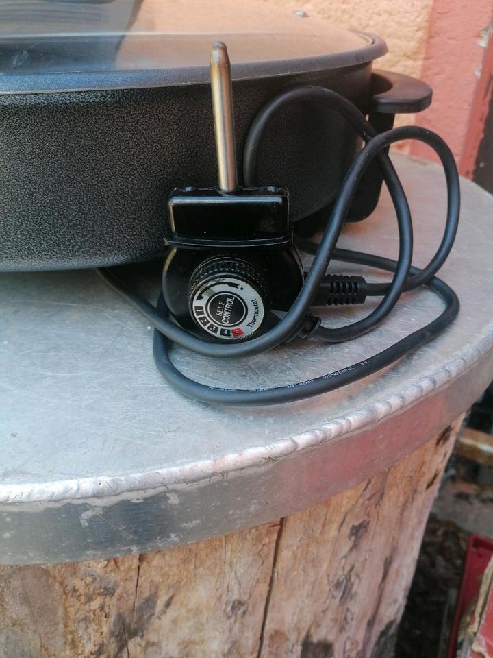 Grillpfanne elektrisch für Garten und Camping Multipfanne in Schlettau