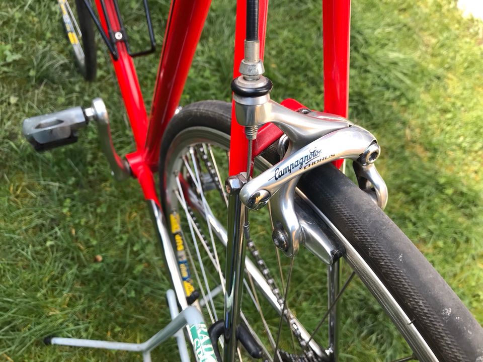 Cinelli Supercorsa rosso Ferrari RH 58 in Waiblingen