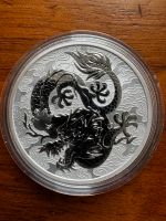 Australien 1 Oz Silber Drache Dragon 2021 in Kapsel Frankfurt am Main - Ostend Vorschau