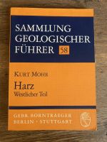 Sammlung Geologischer Führer Nr. 58 Harz westlicher Teil Niedersachsen - Cuxhaven Vorschau