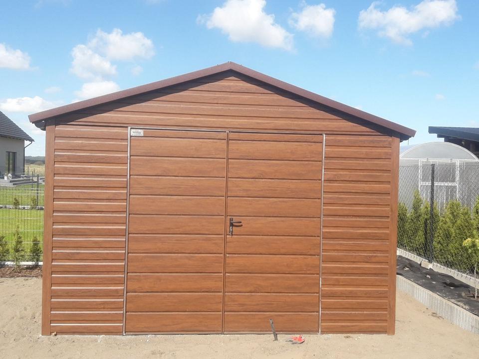 Gartenhaus metall Garage Geräteschuppen Fertiggarage Holzoptik in Dortmund