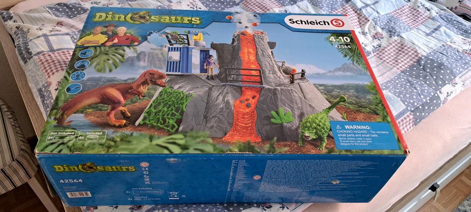 Schleich Dinosaurier Vulkan Neuwertig in Hannover