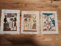Ägypten 3 Kunstdrucke Papyrus o. ä. Treasures of the Nile Sachsen-Anhalt - Südharz Vorschau