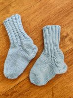 Babysocken, hellblau, Merinowolle Niedersachsen - Goslar Vorschau