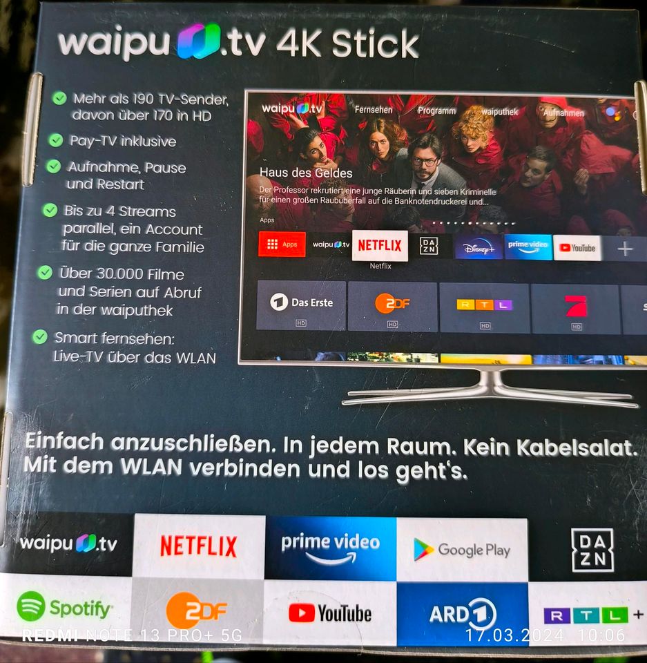 waipu Stick 4k NEU in Berlin