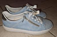 RIEKER Sneaker Schuhe Gr. 39 hellblau Lack kaum getragen Nordrhein-Westfalen - Wesel Vorschau