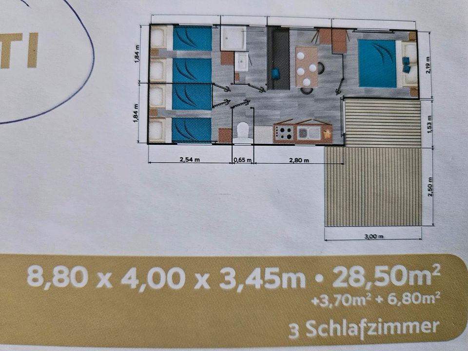 Mobilheim möbliert in Horb am Neckar