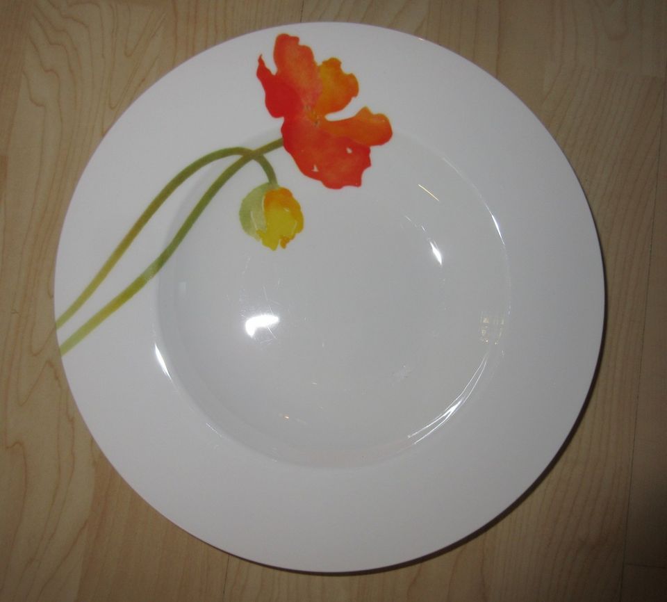 Villeroy Boch Iceland Poppies Suppenteller tiefer Teller 24,5 in Bruchsal