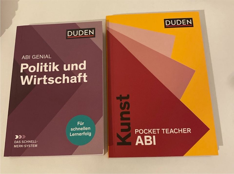 DUDEN Kunst Pocket Teacher Abi und ABI Politik/Wirtschaft NP 23€ in Chemnitz