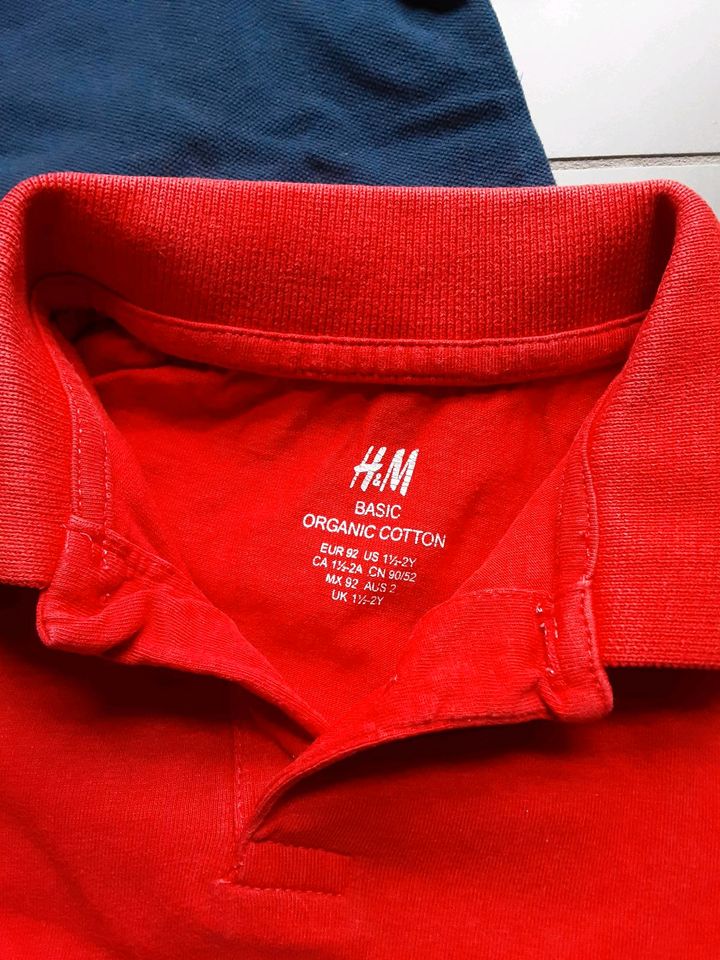 Poloshirt h&m 92 Setpreis in Idar-Oberstein