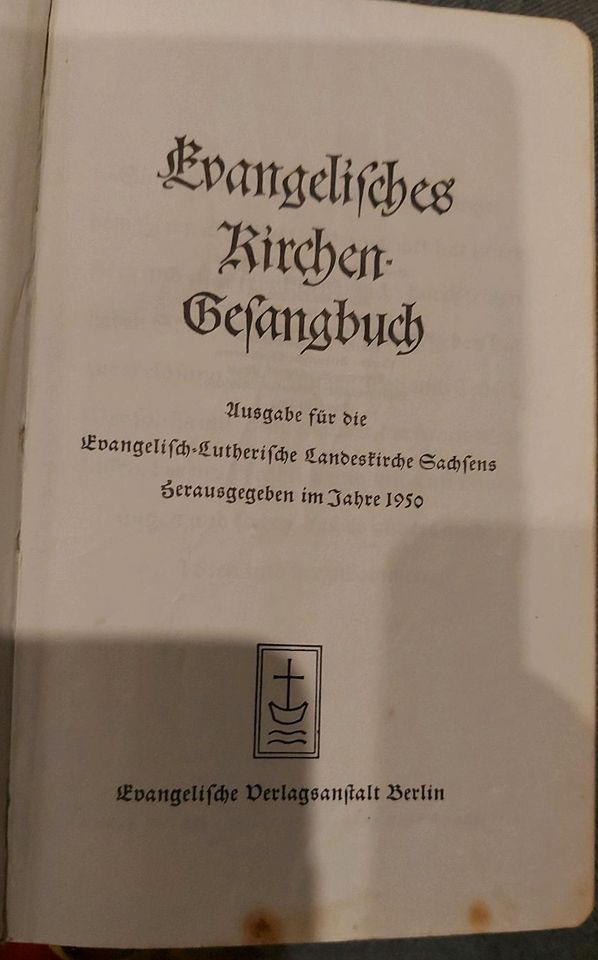 Evangelisches Kirchengesangsbuch Nachlassfund in Seifhennersdorf