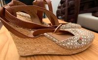 MUSTANG Hippie BOHO Keilabsatz Sommer Ankle Damen Schuhe Gr. 38 Rheinland-Pfalz - Limburgerhof Vorschau