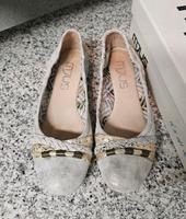 Mjus Slipper Ballerinas Pumps Chantal Gr. 38 NEU LEDER Gold Weiß Baden-Württemberg - Aalen Vorschau