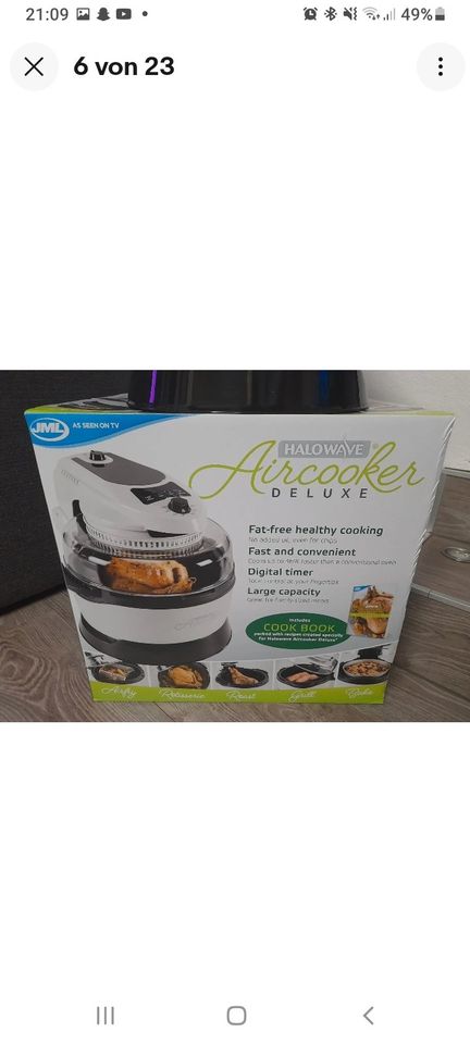 Aircooker NEU & OVP inkl. Kochbuch in Plettenberg