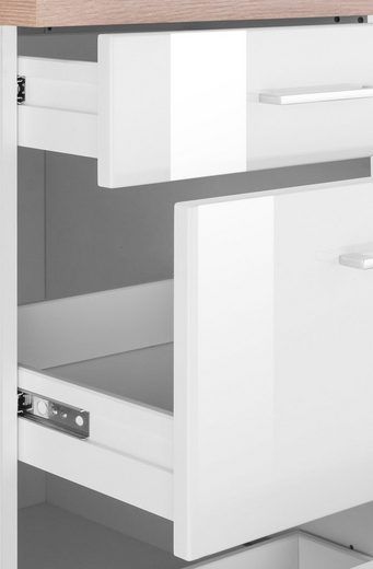 Küche Hanna 170cm, weiß Hochglanz, Single Küche, mit E-Geräten in Rinteln