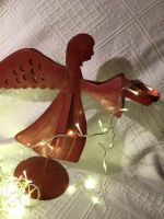 Weihnachten - Engel rot aus Metall für Kerze Schleswig-Holstein - Tastrup Vorschau