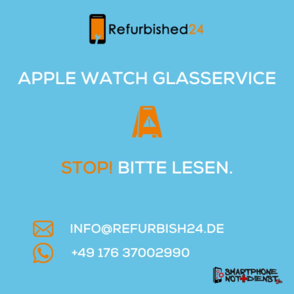 Apple Watch 5 Reparatur Series 5 40 / 44mm Display Glas Reparatur in Mannheim