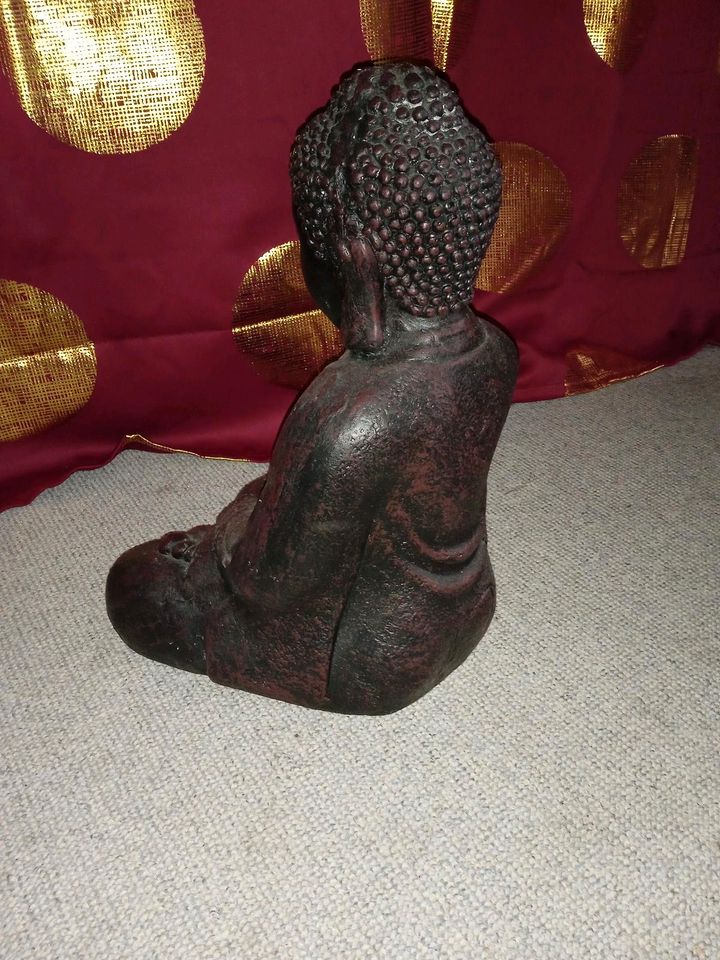 Neuwertig Buddha Sitzend für Boden in Deudesfeld