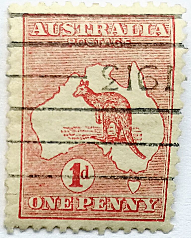 Australien, One Penny, orange, Jahr 1913, kostenloser Versand!!! in Lippstadt