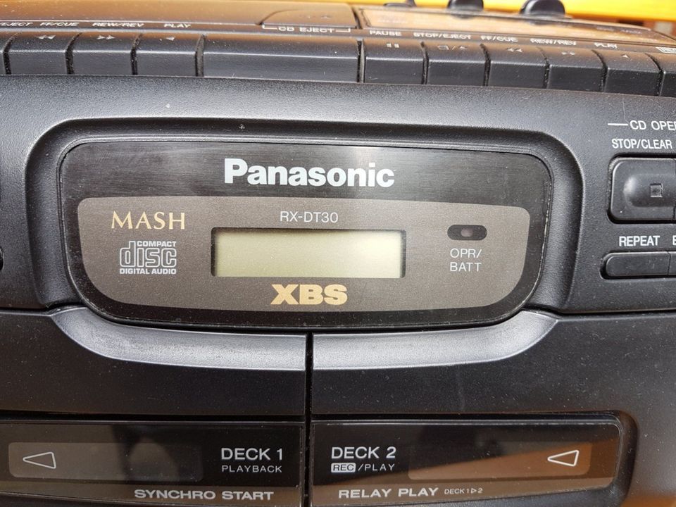 Panasonic Portable Stereo CD System RX-DT30 in Rickling