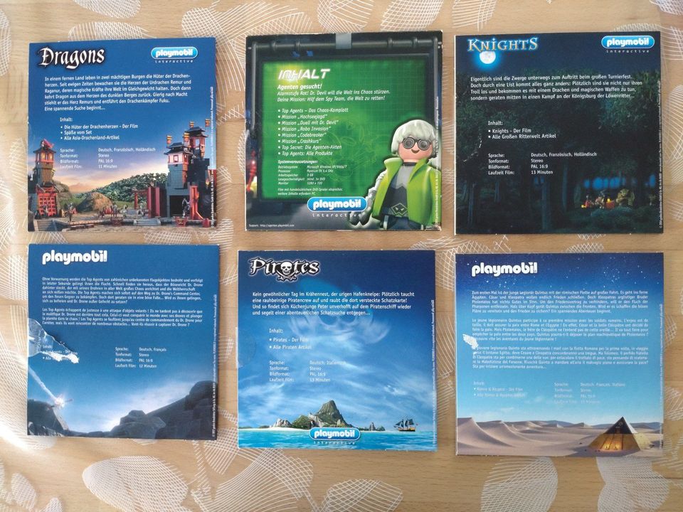 6 x Playmobil DVD sehr guter Zustand in Kastellaun