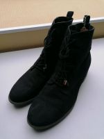 Elegante Schnürstiefelette Damen Teens Schuhe Boots schwarz Gr 38 Niedersachsen - Großheide Vorschau