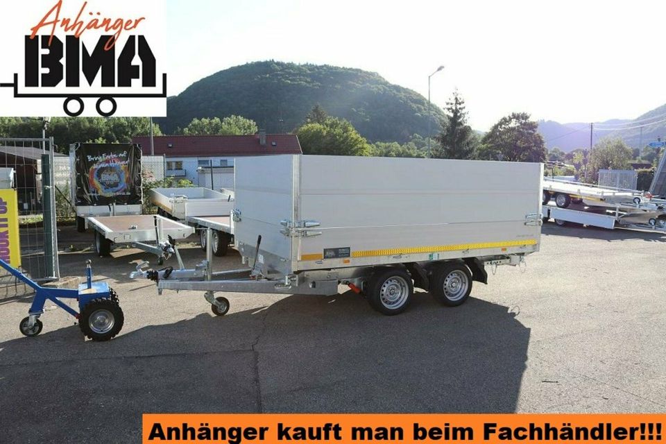EDUARD Anhänger 3-Seiten Kipper 330x180x30 3500kg E+H Pumpe + Auf in Mühlhausen im Täle