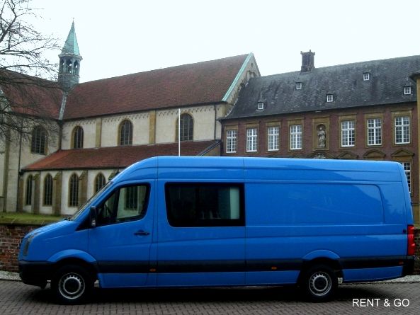 VW Crafter Maxi 6-Sitzer mieten leihen ab 20,-€ in Harsewinkel - Marienfeld