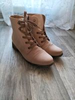 Stiefeletten gr.40 Beige Sachsen-Anhalt - Wanzleben Vorschau