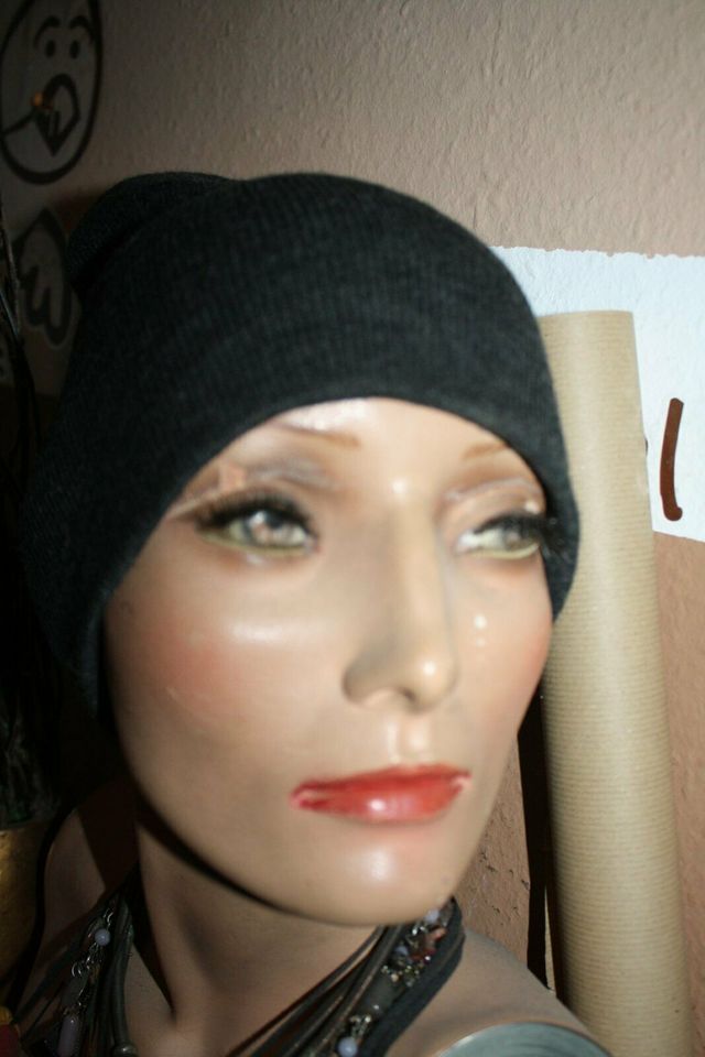 MD heather Mütze Beanie, Farbe heather Charcoal, 91883 Neu Winter in Reinbek