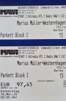 Biete 1-4x Tickets Marius Müller-Westernhagen Leipzig 16.05.24 Leipzig - Leipzig, Zentrum-Nord Vorschau