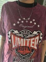 Cooles T-Shirt Long mit oldschool Muster in rot / weiß Bayern - Frensdorf Vorschau