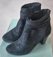 Zign Damen Stiefeletten, schwarz, Rauhleder, Gr. 40 mit Absatz Nordrhein-Westfalen - Herzogenrath Vorschau