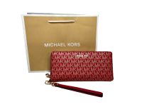 Michael Kors MK Jet Set Geldbörse Portmonee Rot Gold NEU Hessen - Reiskirchen Vorschau