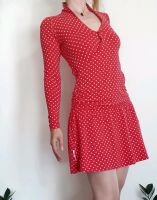 ❤️ Strawberry Blutsgeschwister Kleid Baumwolle rot Punkte Bayern - Röllbach Vorschau