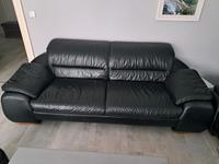 Sofa - echte Ledercouch , 3er , 2er, Hockerl Brandenburg - Falkensee Vorschau