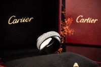 Cartier Trinity Ring mit Diamanten Weißgold Keramik Platin Nordrhein-Westfalen - Wegberg Vorschau