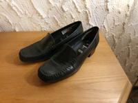 Damen- Schuhe von ara  Mokassin schwarzes Leder Gr.40 Nordrhein-Westfalen - Dinslaken Vorschau