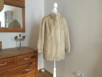 SAGA Mink Nerz Mantel kurz Jacke beige/creme vintage top Zustand Thüringen - Erfurt Vorschau