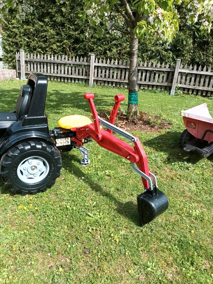 rollytoys Deutz Warrior / Trettraktor / Schneeschild / Kipper in Ebermannstadt