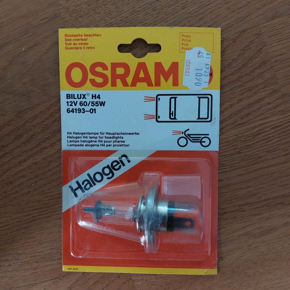 Osram BILUX H4 Halogenlampe für Hauptscheinwerfer in Köln