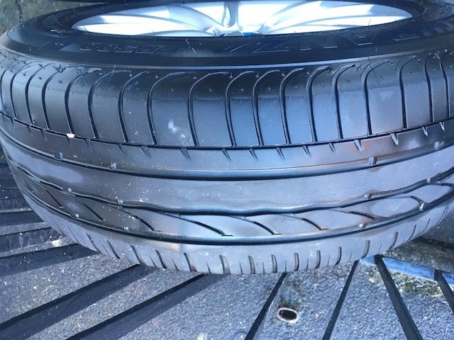 16" BMW Alufelgen vom 3er (F31/F30) mit Sommerreifen 205/60 R16 in Ellwangen (Jagst)