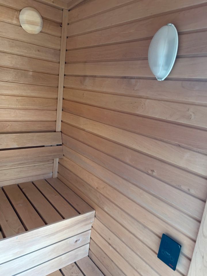 Sauna Cube  2.3x3.4 m modern Würfel Gartenhaus Whirlpool Pool in Stein-Bockenheim